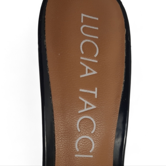 LUCCIA TACCI Handmade Chisel Toe Japanese Platform Chain Anklet Pumps Heels 6 - Picture 12 of 15